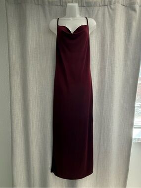 Forever Rose Couture Cowl Neck Dress